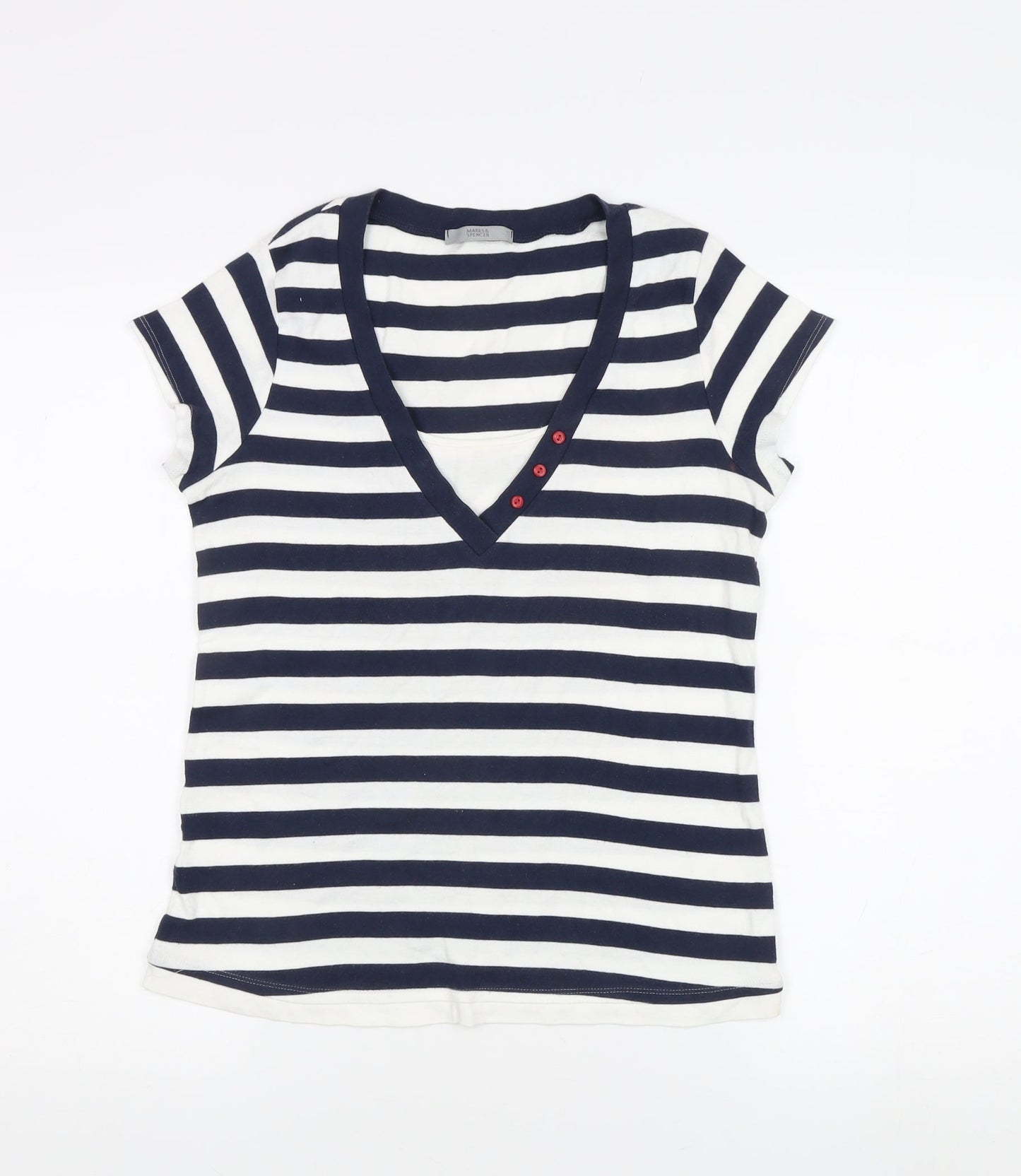 Marks and Spencer Women’s Striped T-Shirt UK 14