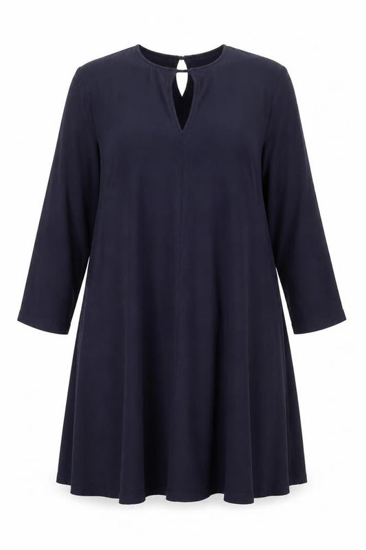 Marks & Spencer Women Navy 3/4 Sleeve Dress