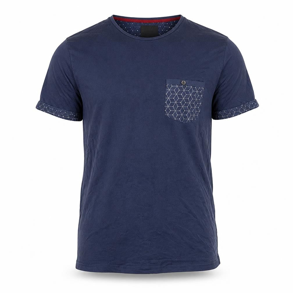 Burton Men’s Blue Cotton Crew Neck T-Shirt Medium