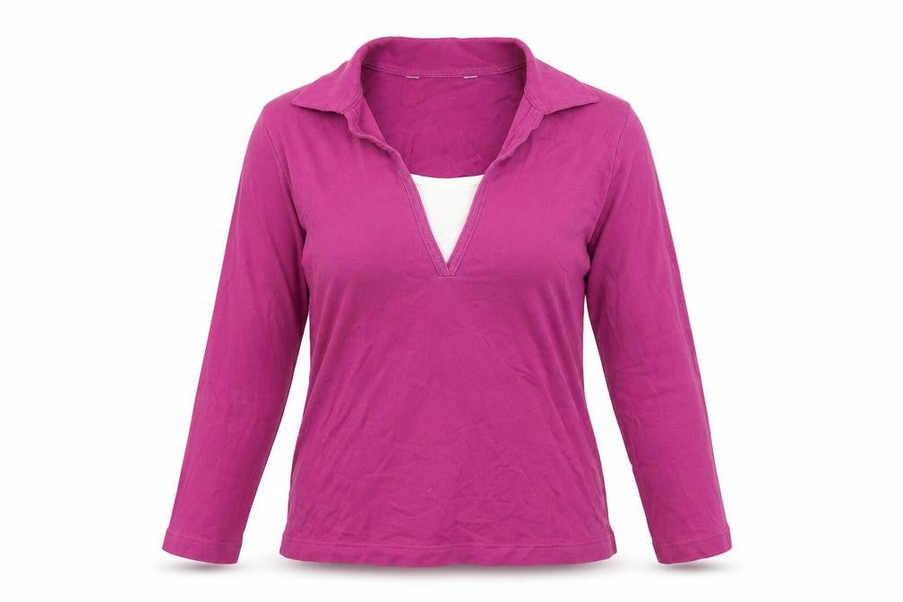 Debenhams Women's Purple V-Neck Blouse Size 10