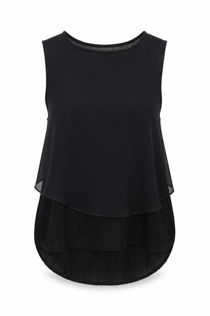 Topshop Black Camisole Tank Top, Size 8, Women's Casual