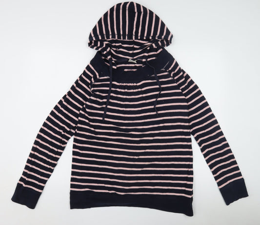 Next Women's Striped Pullover Hoodie - Multicoloured, Size 12