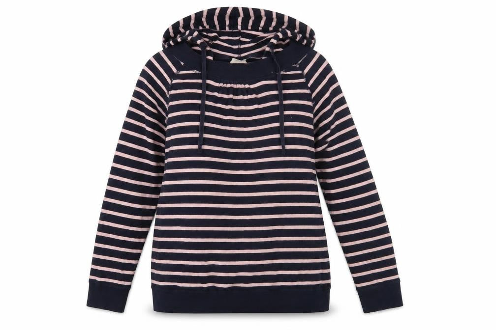 Next Women's Striped Pullover Hoodie - Multicoloured, Size 12