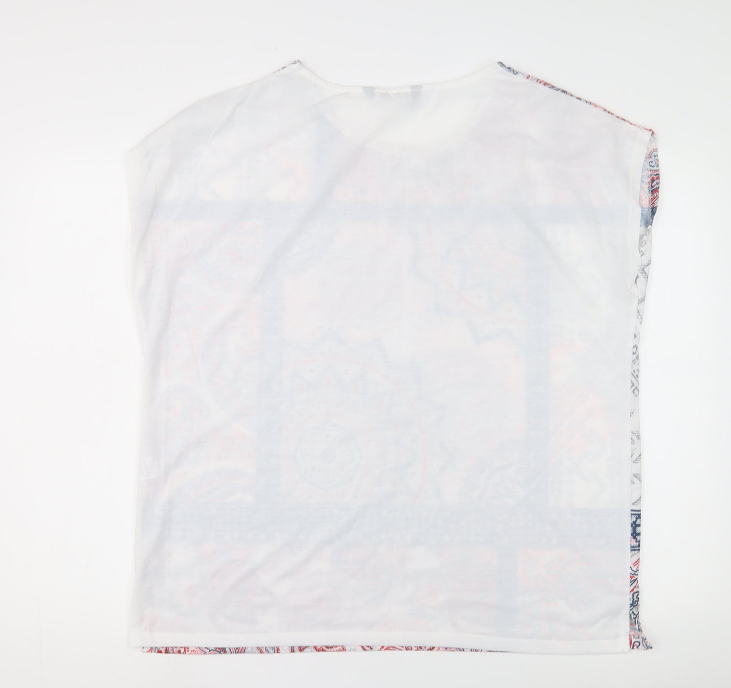 Bonmarché Women's Multicoloured Paisley T-Shirt Size 20
