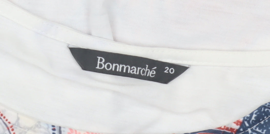 Bonmarché Women's Multicoloured Paisley T-Shirt Size 20
