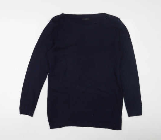 M&Co Women's Blue Jumper Size 14 Long Sleeve
