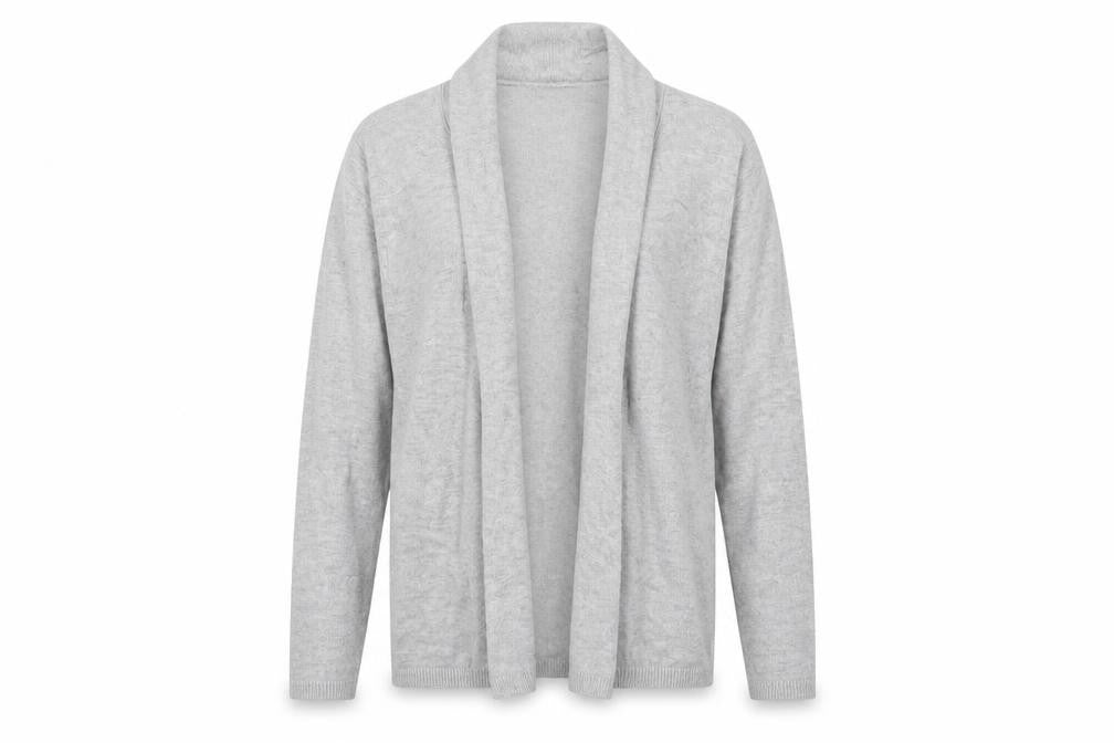Zara Girls Grey Cardigan 9-10 Years Open Front Lightweight