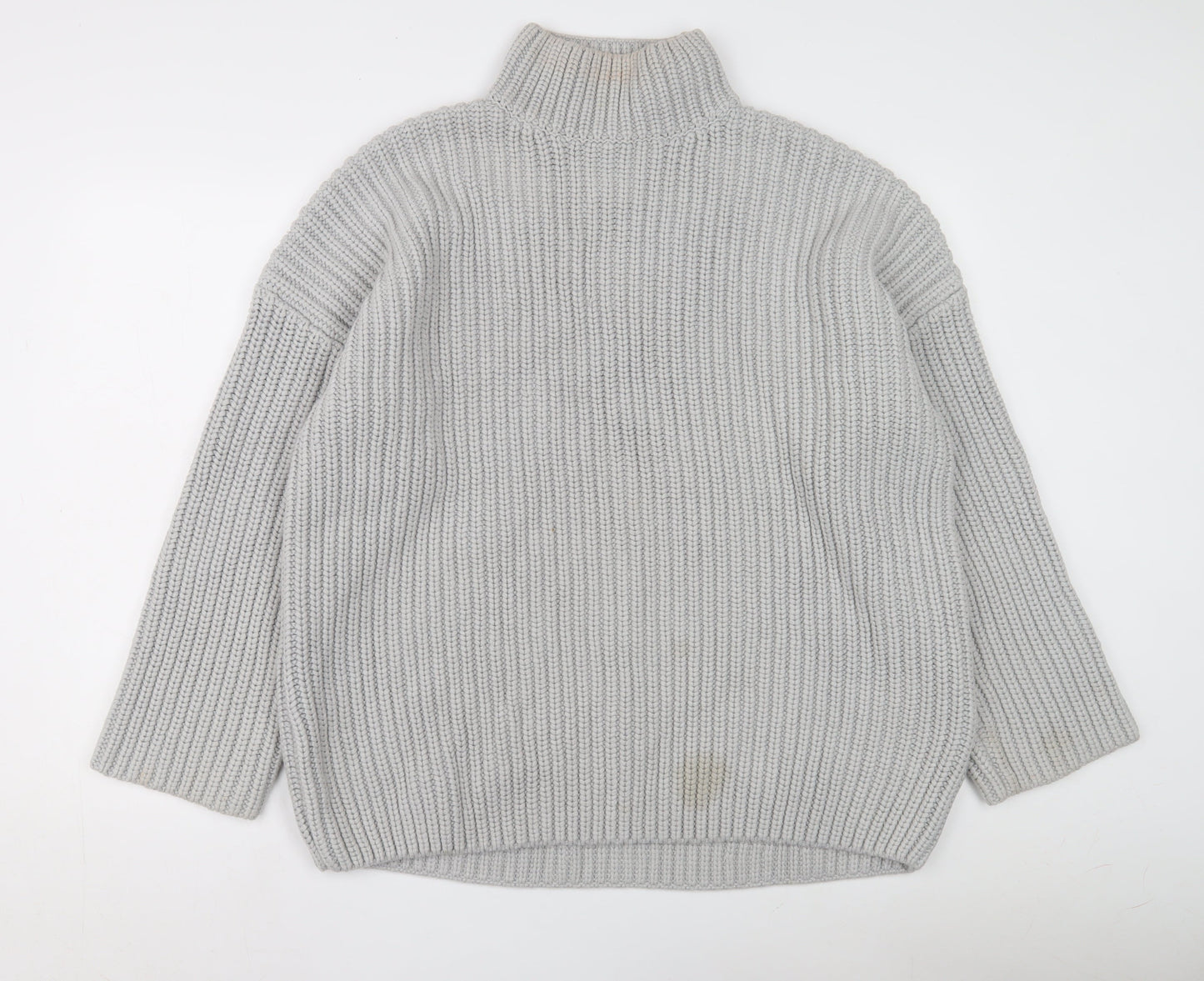ASOS Women's Grey Knit Pullover Jumper Size L