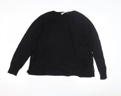 Zara Women's Black Pullover Jumper L