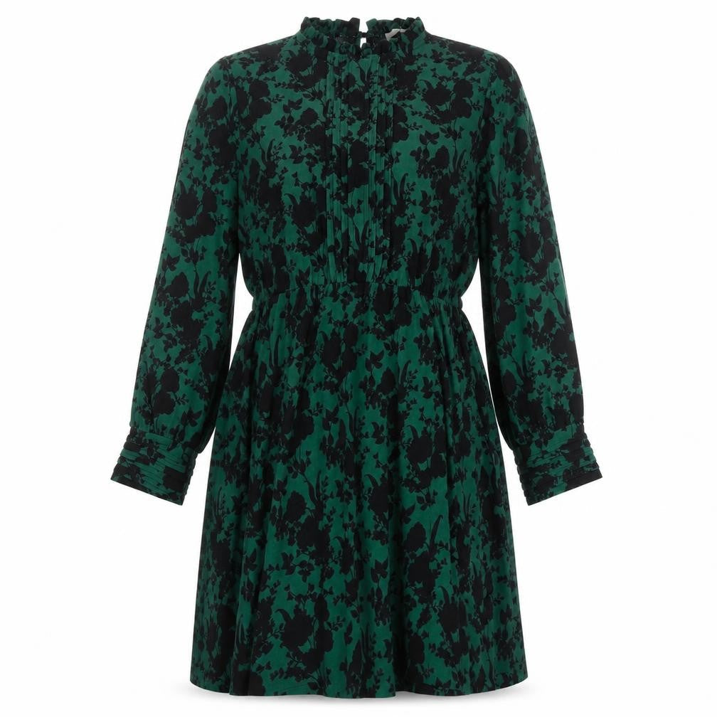 Oasis Women's Floral A-Line Knee Length Dress XL