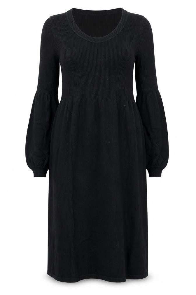 United Colors of Benetton Women's Black Dress, M