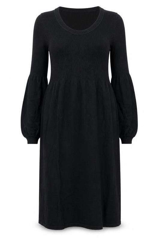 United Colors of Benetton Women's Black Dress, M