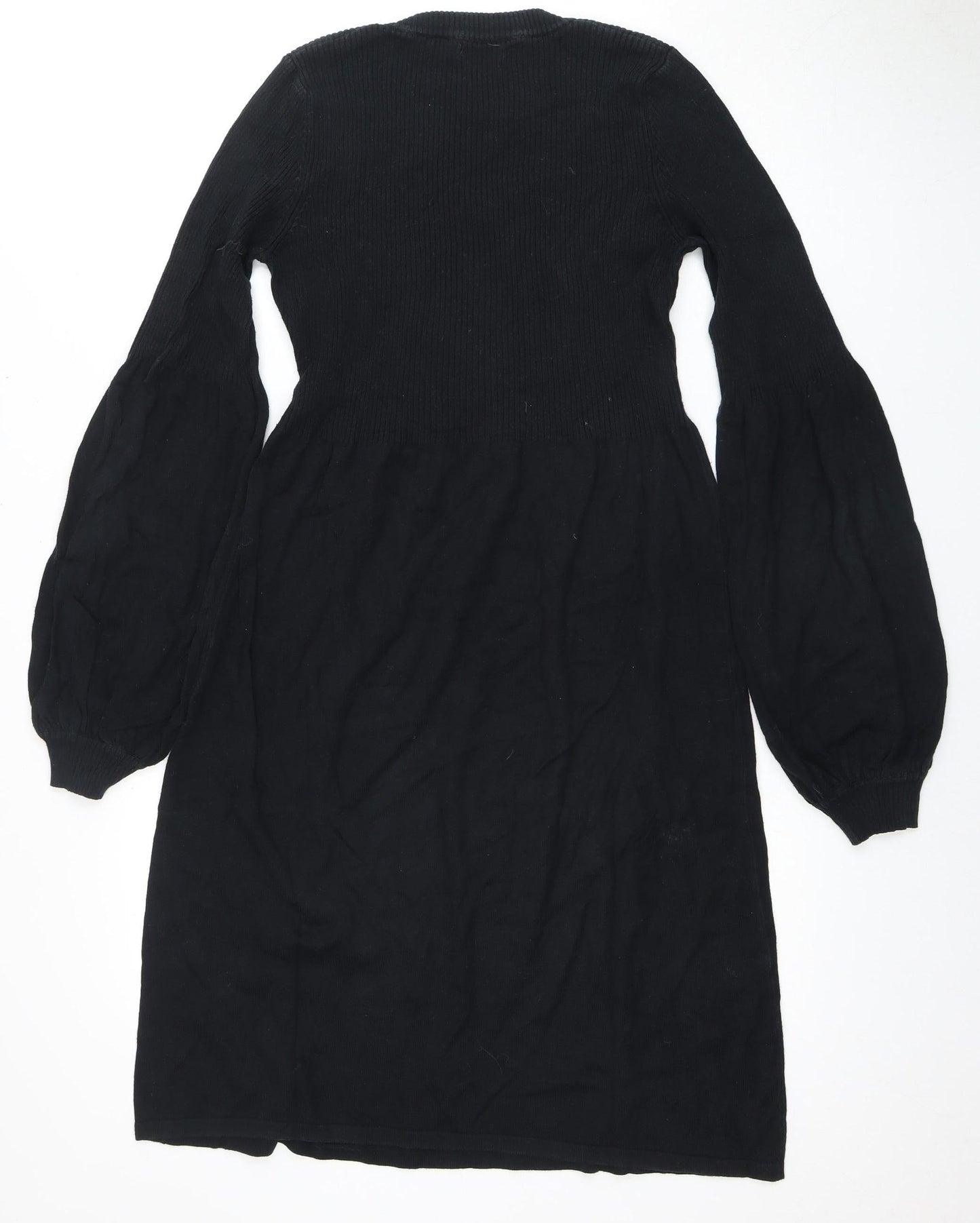 United Colors of Benetton Women's Black Dress, M