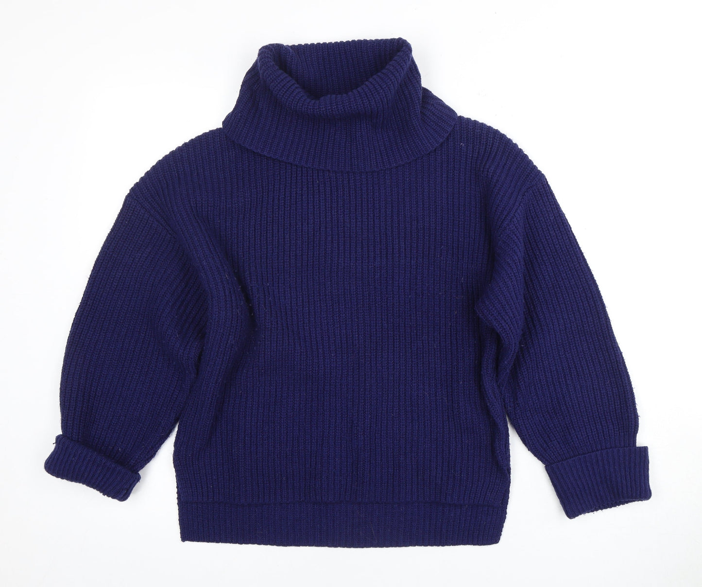 Phase Eight Women's Blue Roll Neck Jumper XS