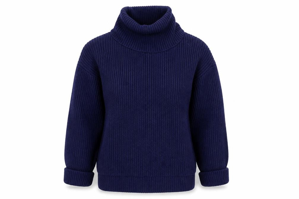 Phase Eight Women's Blue Roll Neck Jumper XS