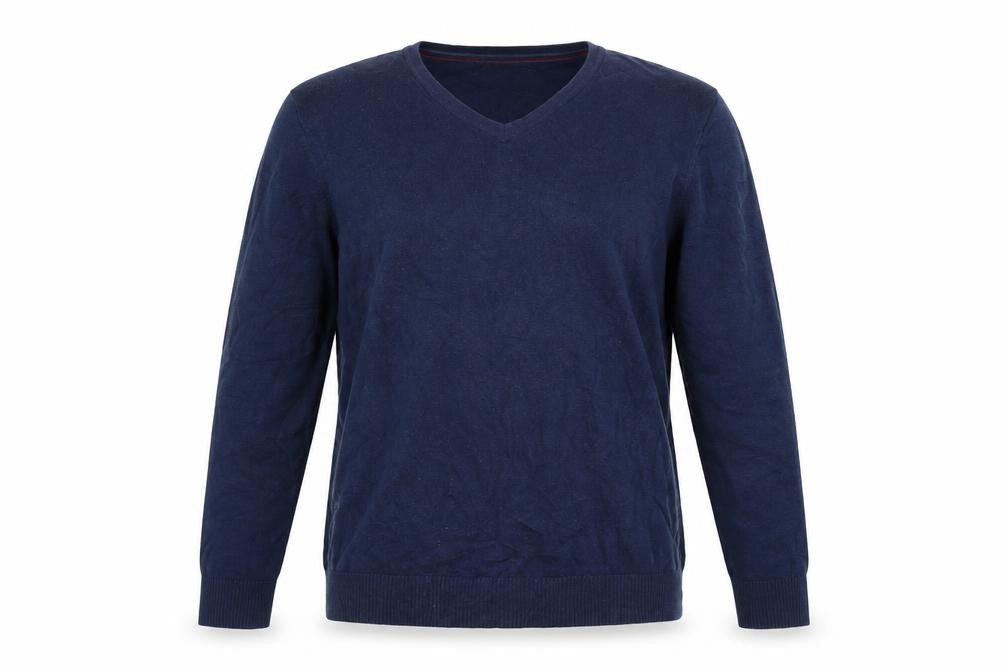 Alfani Men's Blue V-Neck Pullover Jumper, Size S