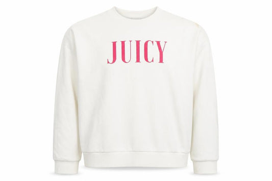 Juicy Couture Girls White Pullover Sweatshirt, 11 Years