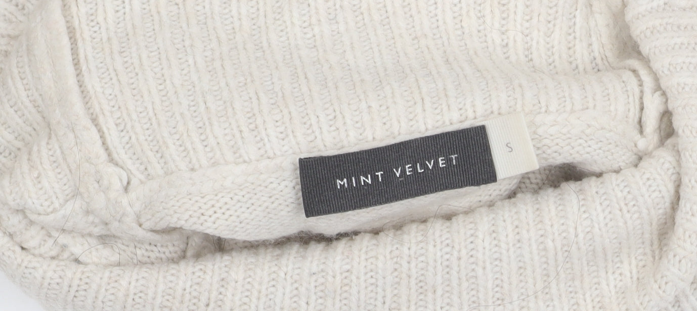 Mint Velvet Women's Ivory Geometric Knit Jumper S