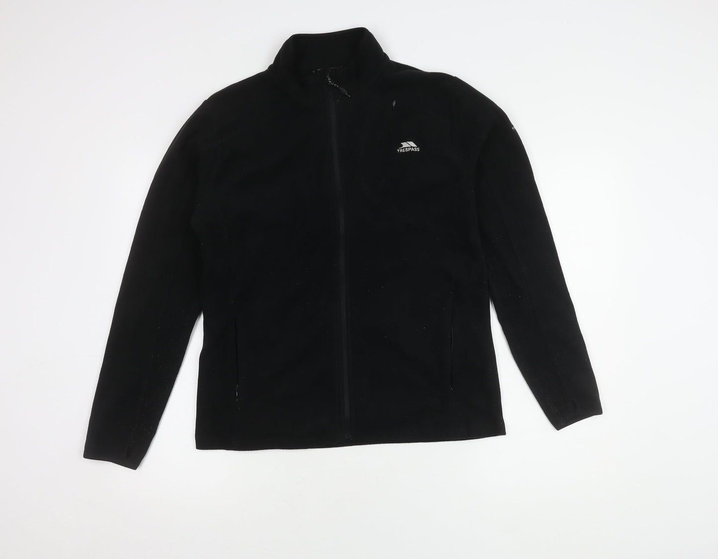 Trespass Black Fleece Jacket Unisex L
