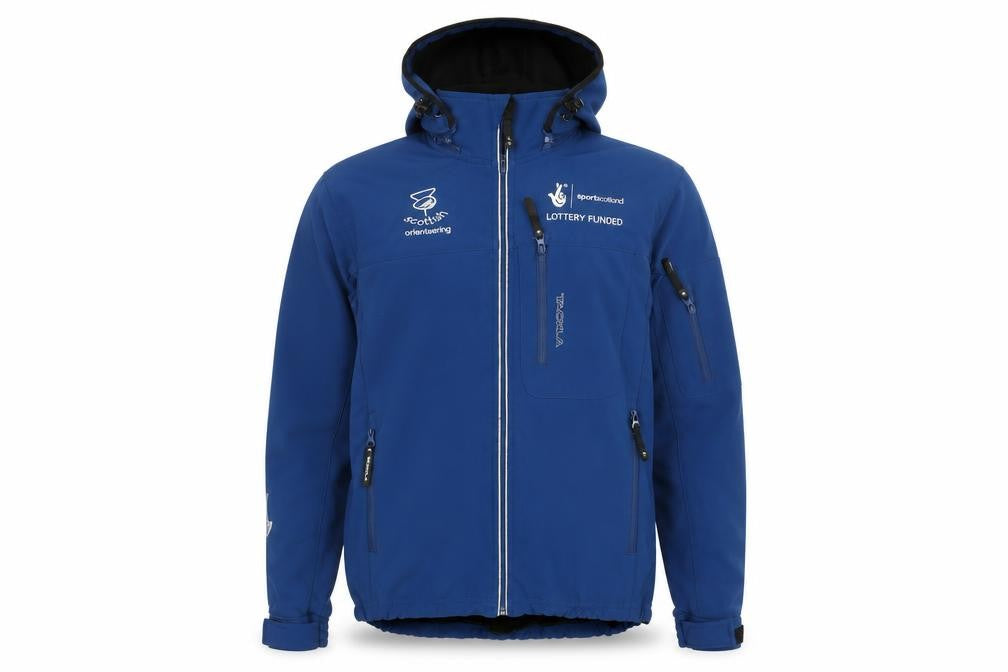 Tackla Men's Blue Hooded Softshell Jacket M