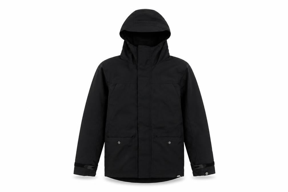 No Fear Boys Black Winter Parka Jacket 7-8 Years
