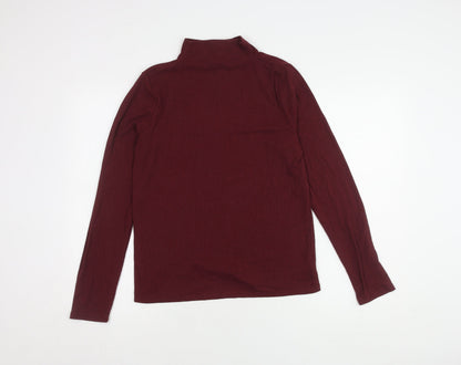 Lands' End Women's Red Pullover Jumper, Size M