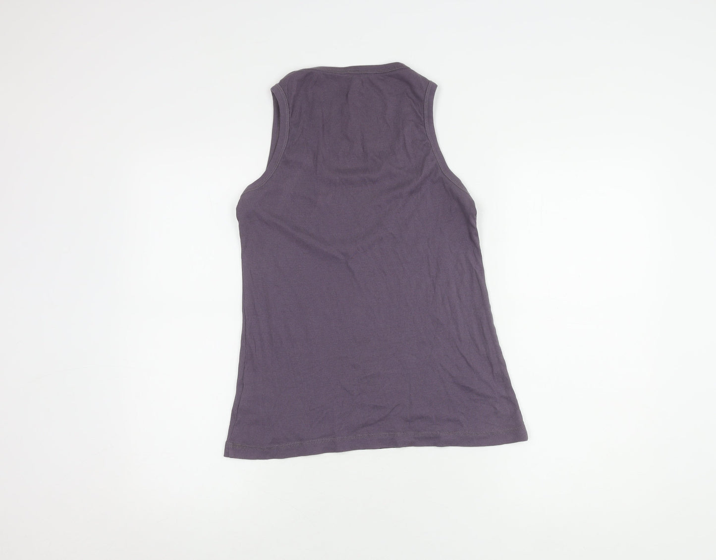 BIG STAR Purple Anime Tank Top - Size L, Casual Cotton
