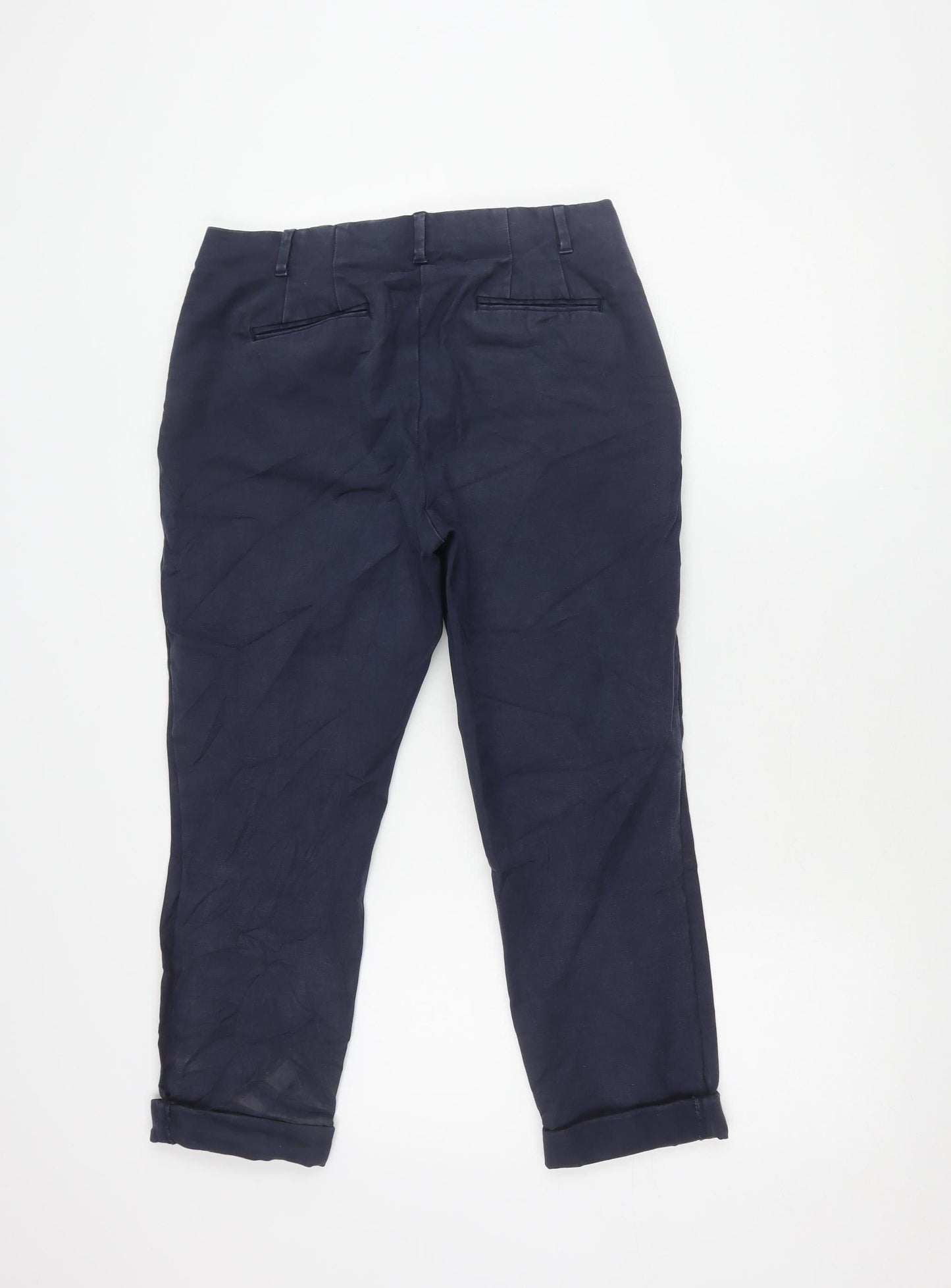 Boden Women's Blue Cotton Trousers Size 8