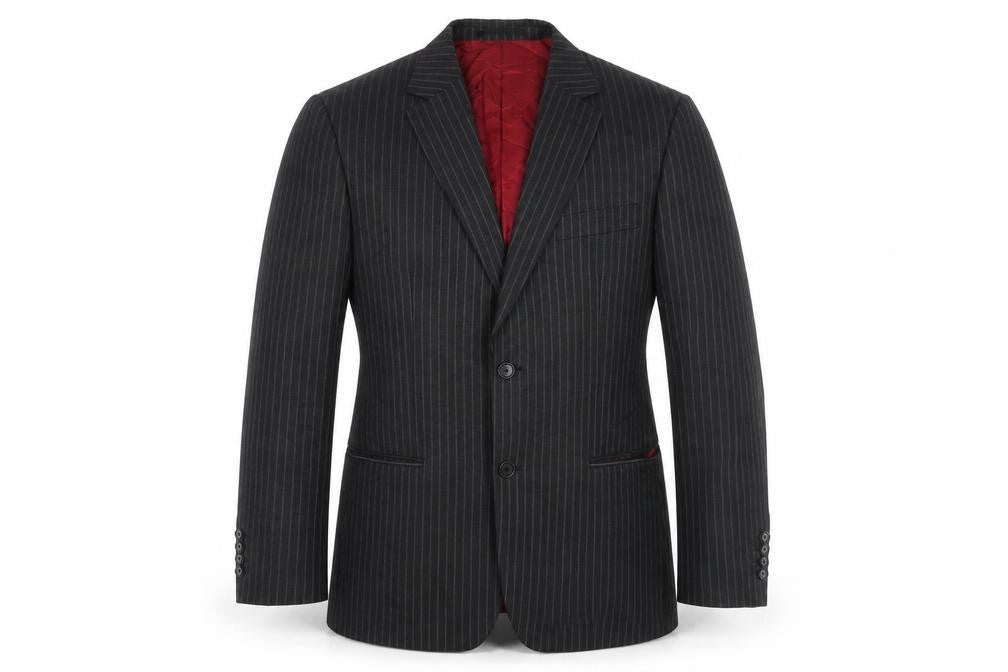 Austin Reed Men's Grey Striped Blazer, Size 42R