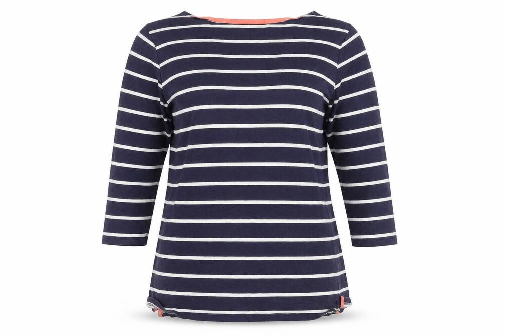Mountain Warehouse Women's Blue Striped Top, Size 12