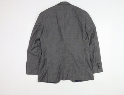 Austin Reed Men's Grey Wool Blazer, Size 40R Formal
