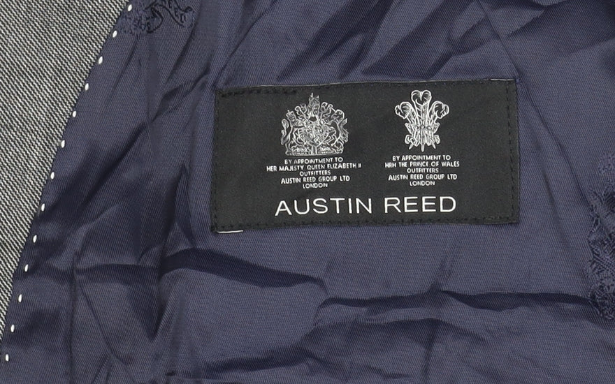 Austin Reed Men's Grey Wool Blazer, Size 40R Formal