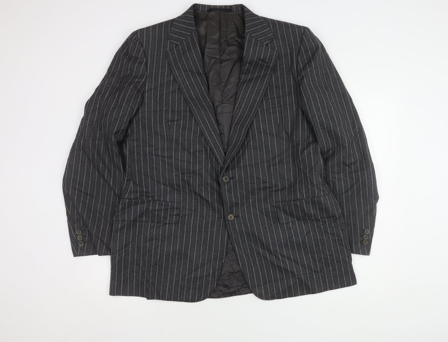 Chester Barrie Grey Men's 44 Regular Fit Wool & Silk Blazer