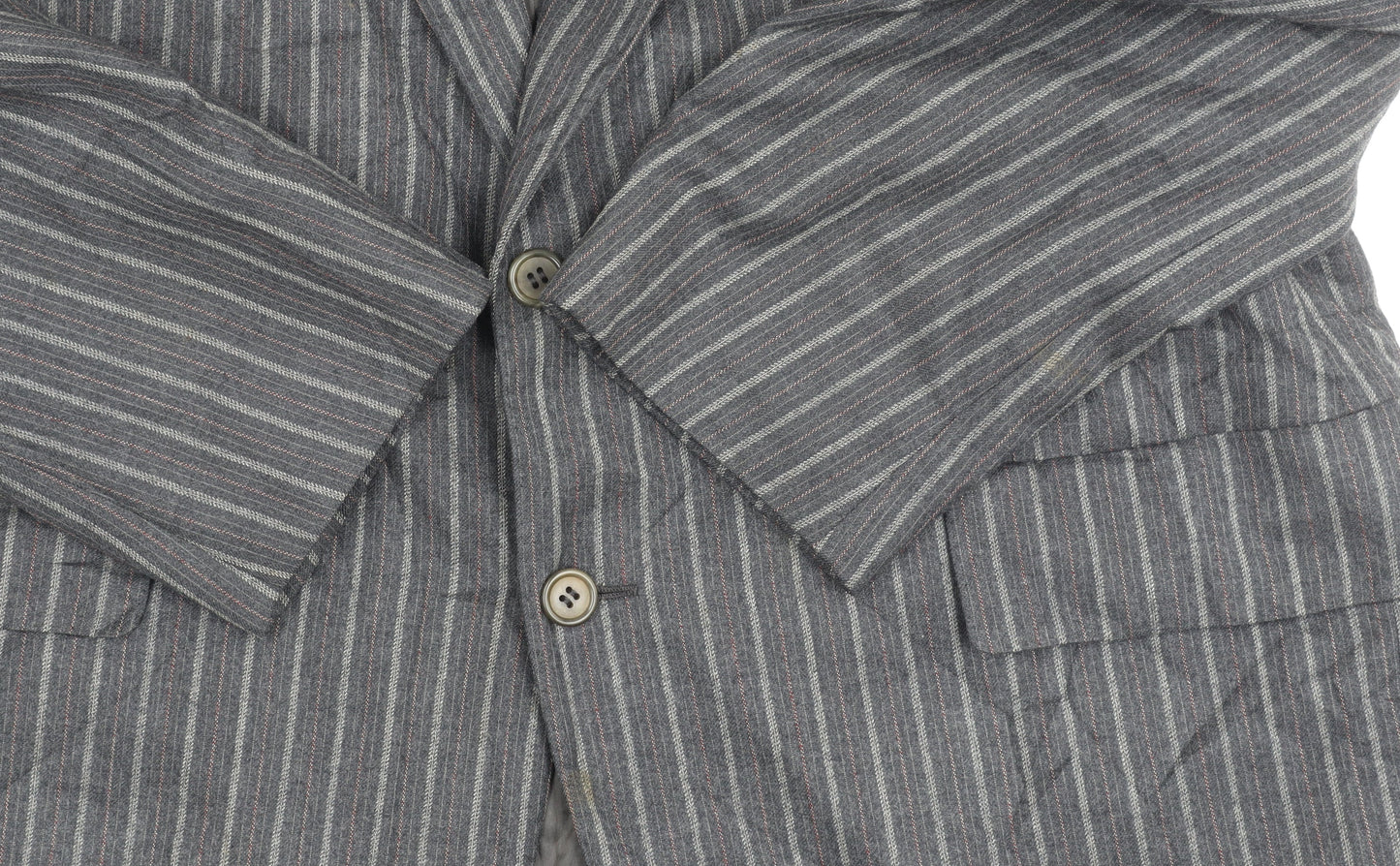 Chester Barrie Grey Men's 44 Regular Fit Wool & Silk Blazer