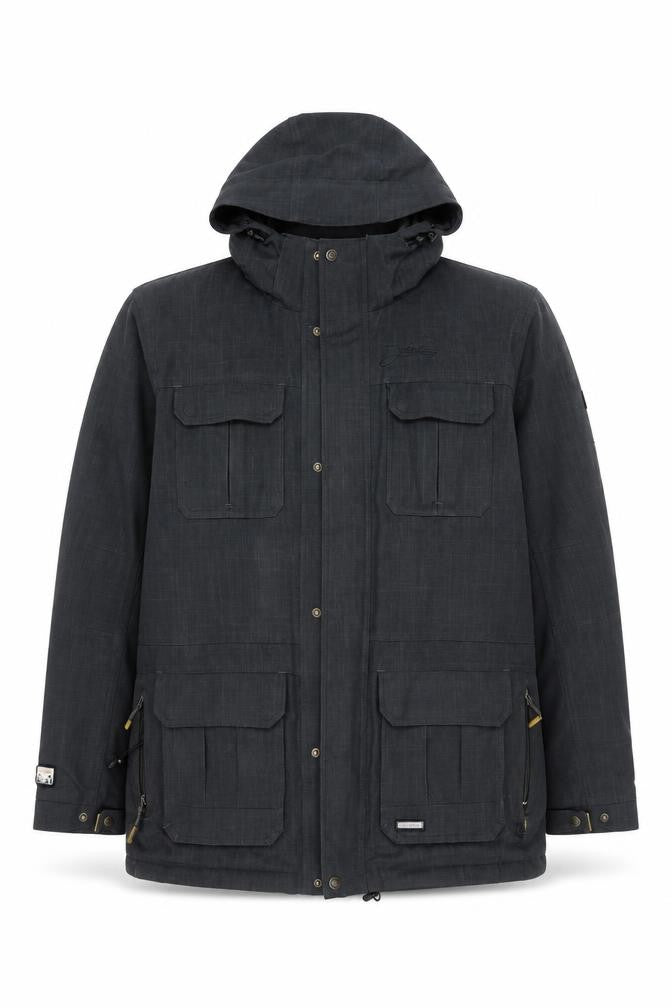 Iguana Men's Blue L Parka Jacket Waterproof