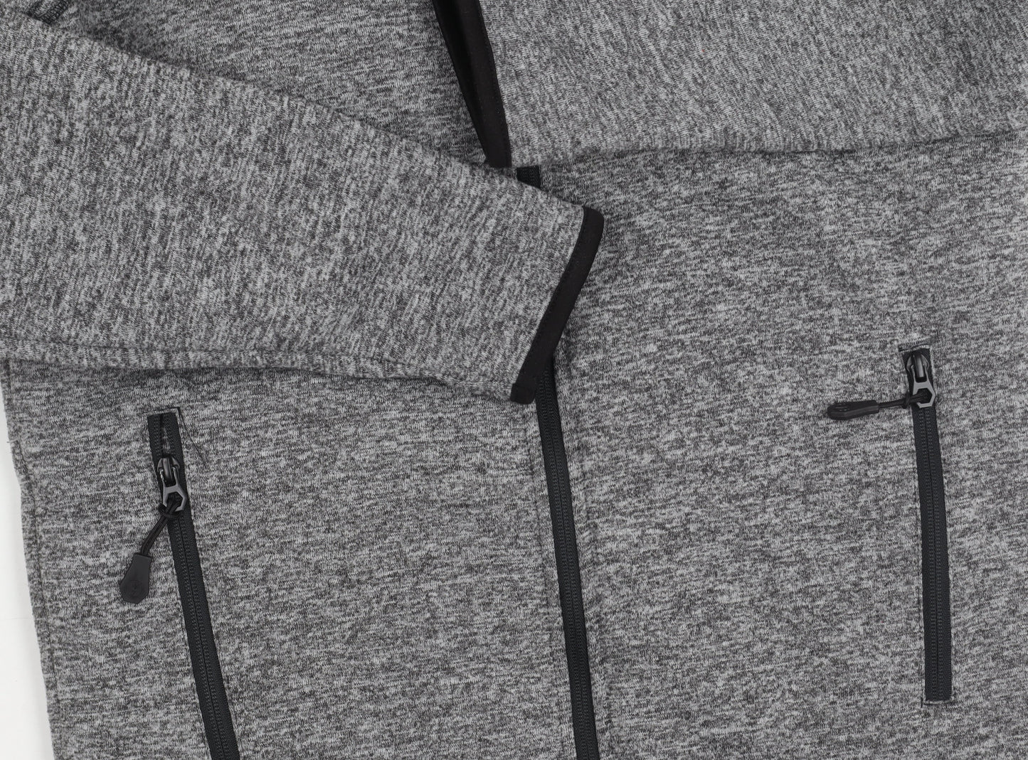 DNM Dissident Men's Black & Grey Hooded Jacket S