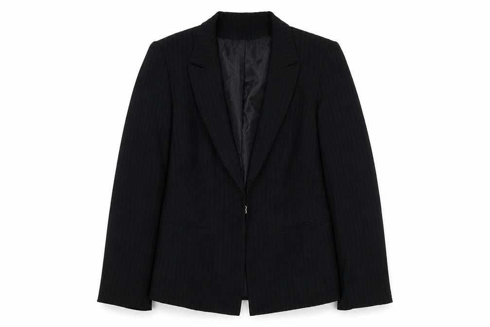 Bay Women’s Black Size 14 Pinstripe Blazer with Lining