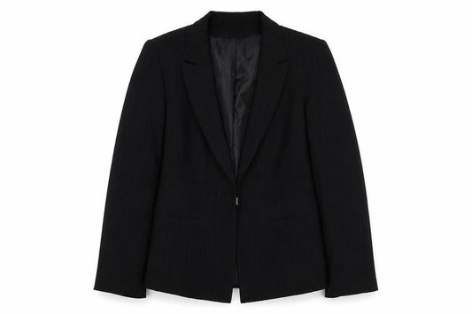 Bay Women’s Black Size 14 Pinstripe Blazer with Lining