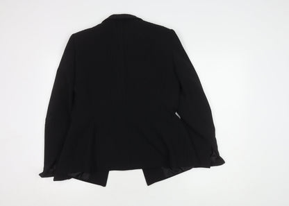 Bay Women’s Black Size 14 Pinstripe Blazer with Lining
