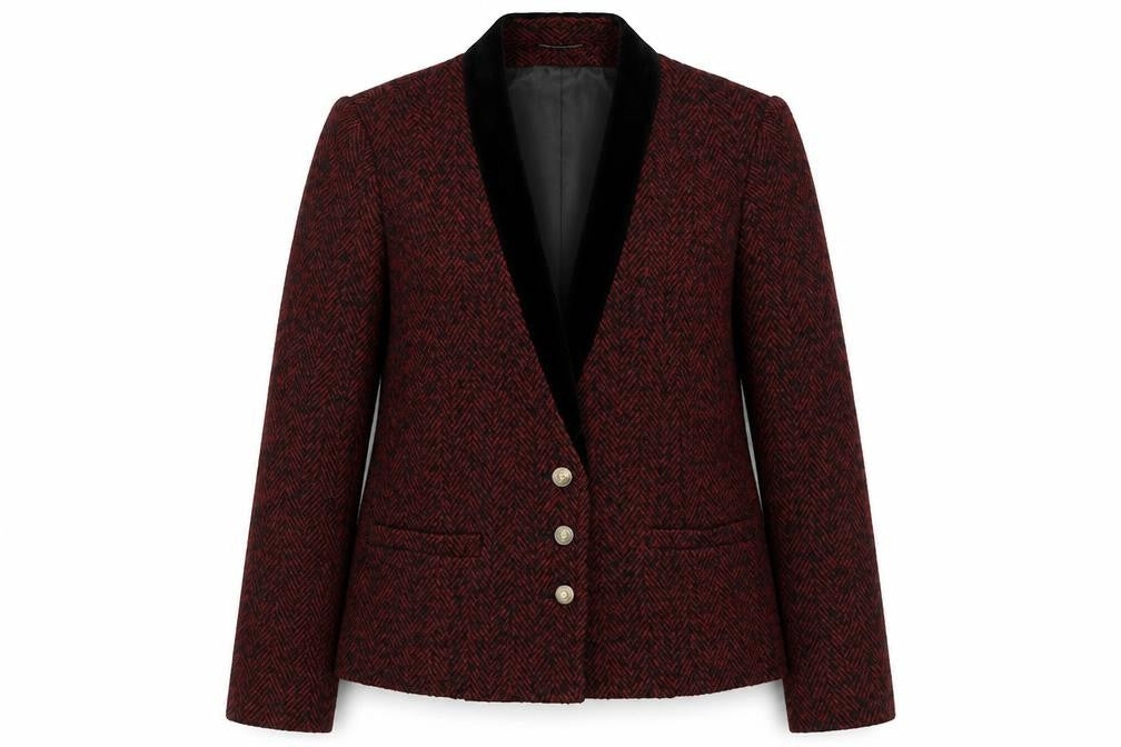 Eastex Women's Red Wool Blazer Size 10