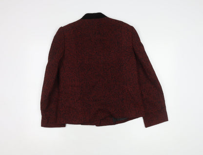 Eastex Women's Red Wool Blazer Size 10