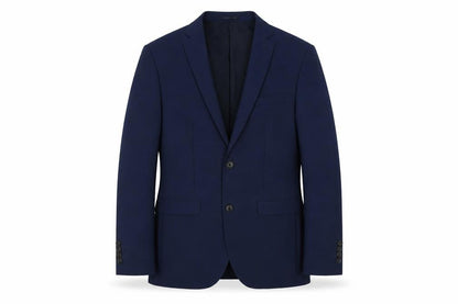 Next Men's Blue Wool-Blend Blazer Size 38S