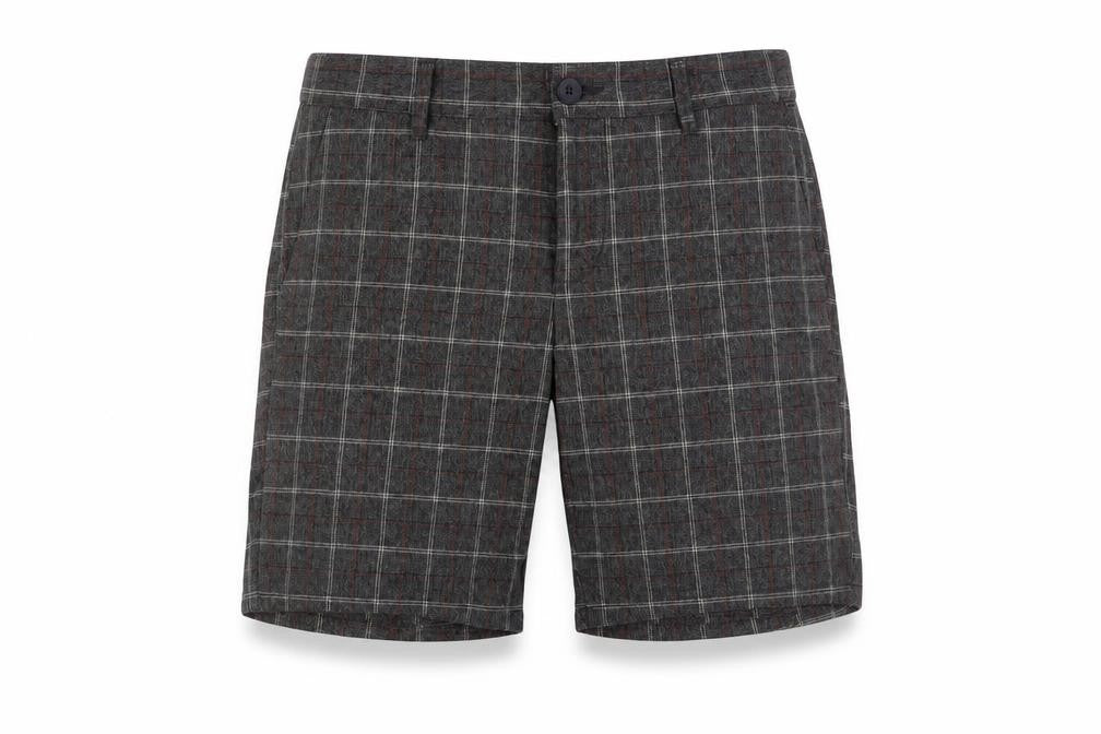 Only & Sons Check Pattern Shorts, Men's, Size 32