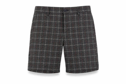 Front view of Only & Sons Check Pattern Shorts, Men's, size 32