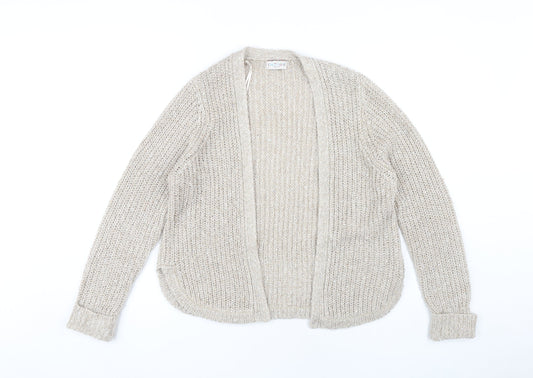 Marks and Spencer Women Beige Open Front Cardigan Size 12