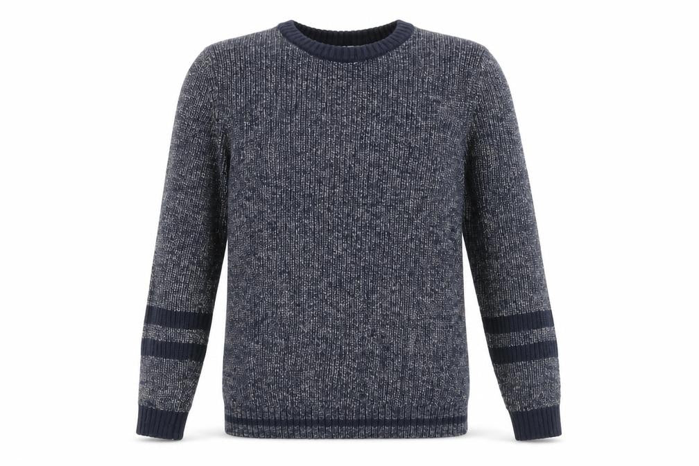 Marks & Spencer Boys Blue Knit Pullover, 12-13 Years