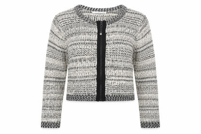 Truly Women's Grey Zip Cardigan L