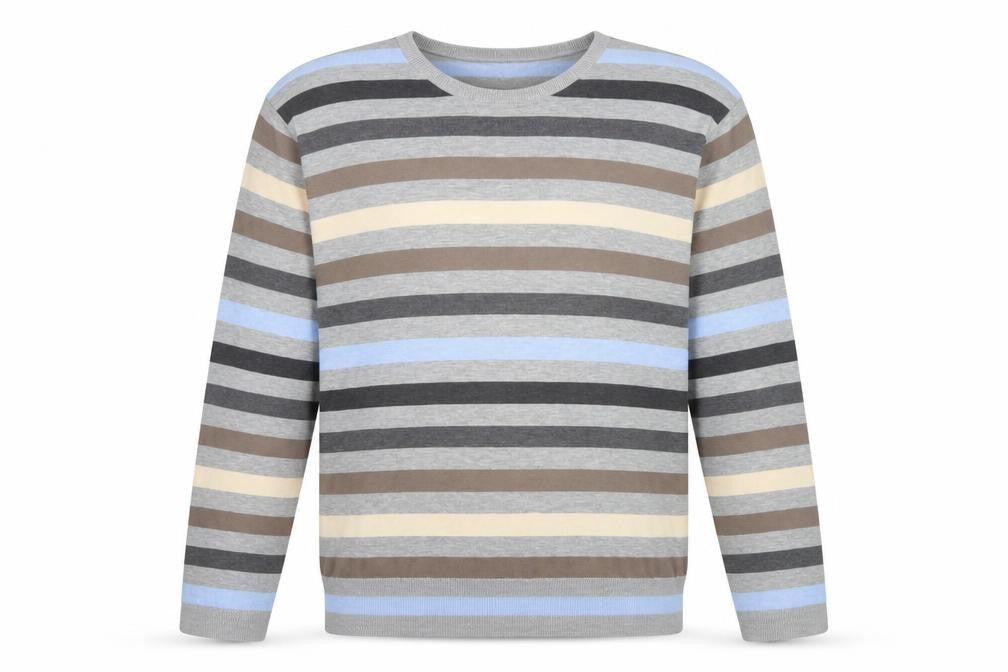 Marks & Spencer Men's Multicoloured Striped Pullover M