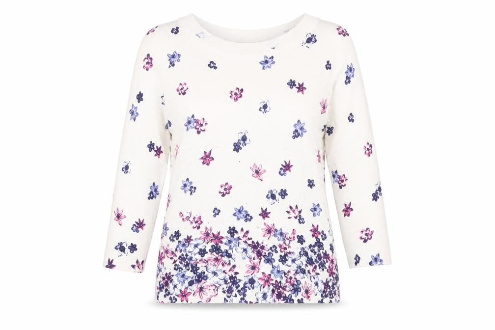 Marks & Spencer Women's Multicoloured Floral Pullover Jumper
