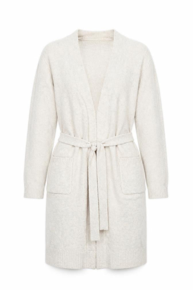 Marks & Spencer Women Beige S Cardigan Jumper